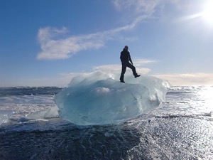 Vik Beach Icebergs
